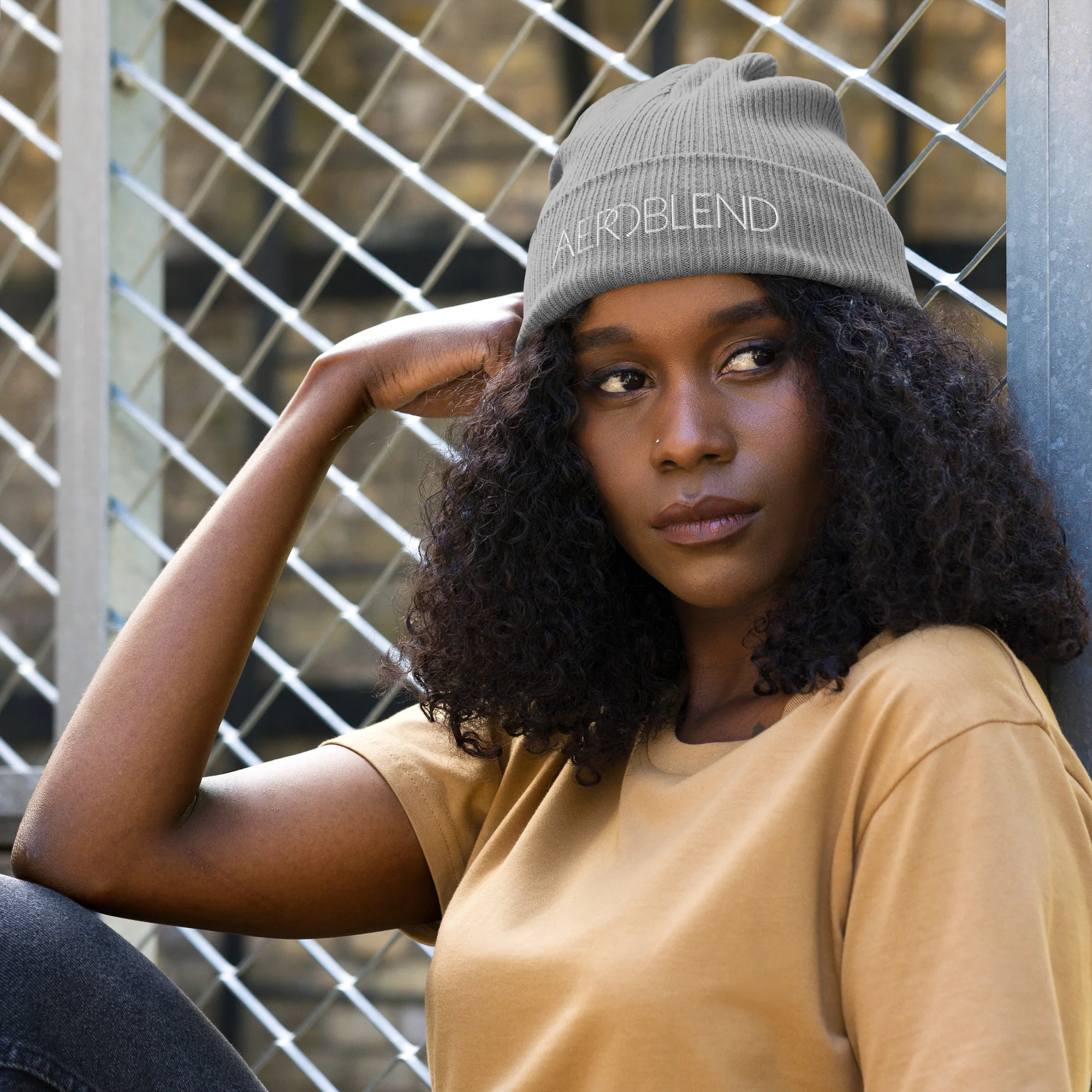 Aerobeanie Organic Ribbed Beanie - Image 4