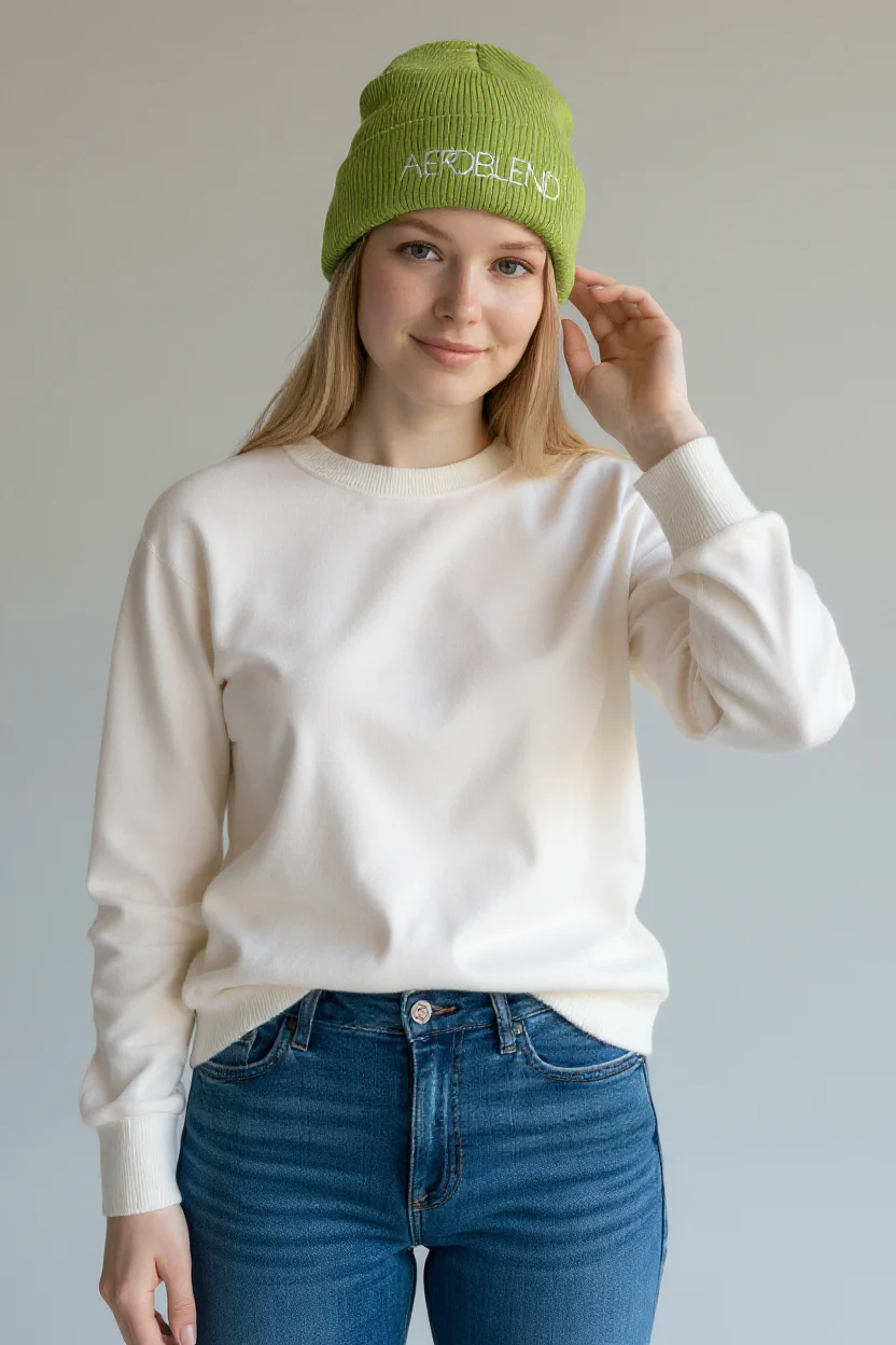 Aerobeanie Organic Ribbed Beanie - Image 9
